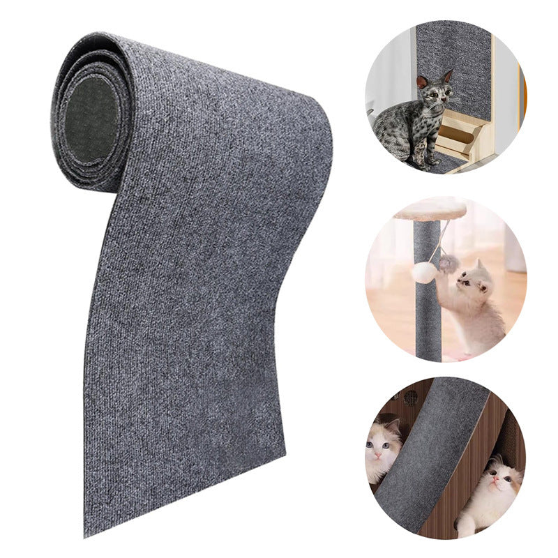 Self-Adhesive Carpet Cats Scratch Board Wall Anti Cat Scratch Sofa Diy Cats Scratch Board Sofa Protection Paws Sharpen Trimmable Pet Products - GarmentGlobe